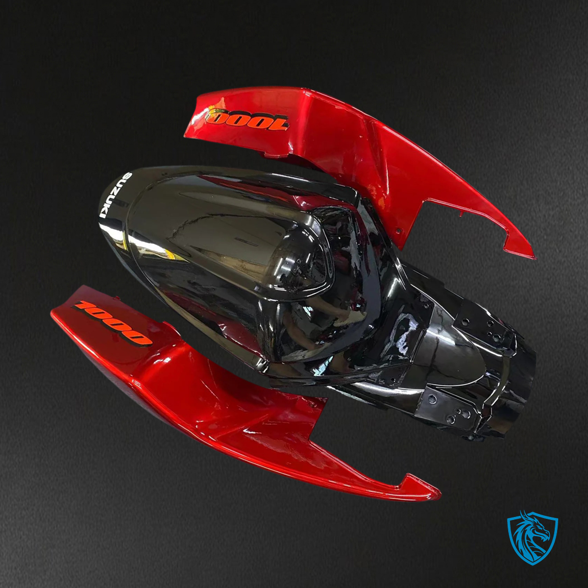 Suzuki GSXR1000 (2005-2006) Black & Red - Fairing Kit