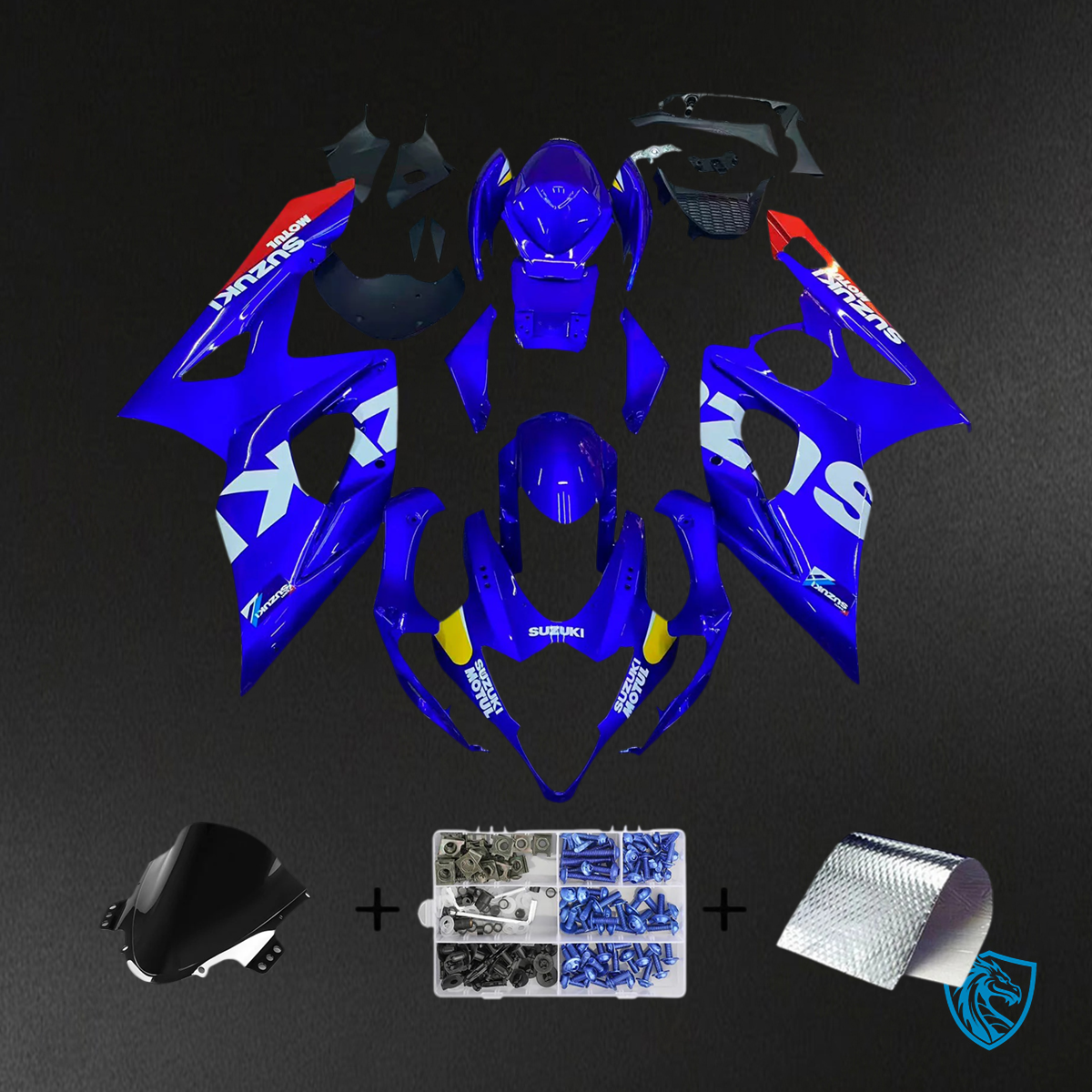 Suzuki GSXR1000 (2005-2006) Blue Style 1 - Fairing Kit