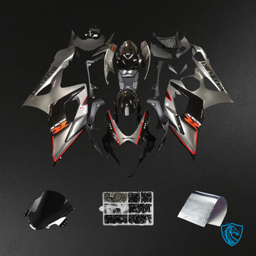 Suzuki GSXR1000 (2005-2006) Gray & Black - Fairing Kit
