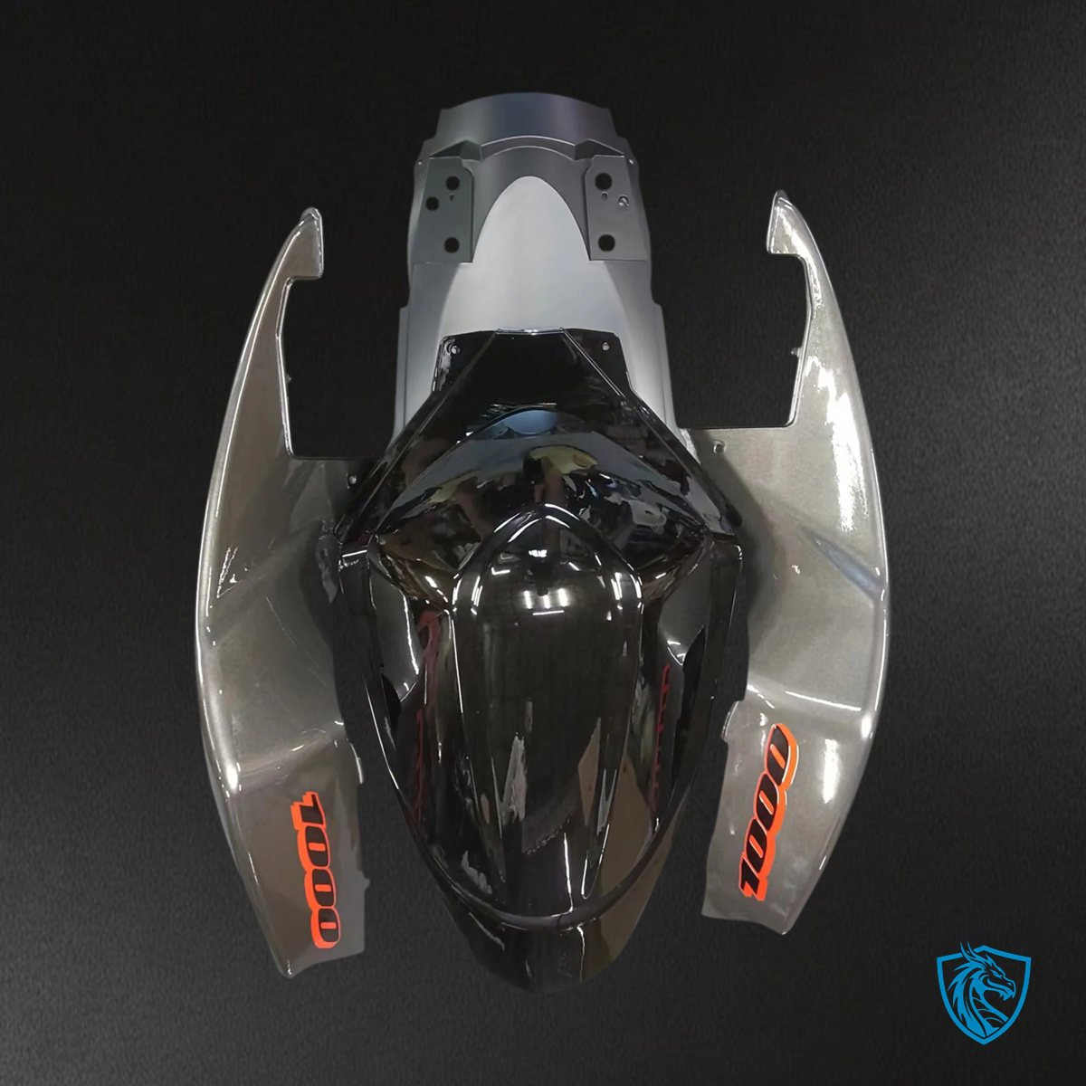 Suzuki GSXR1000 (2005-2006) Gray & Black - Fairing Kit