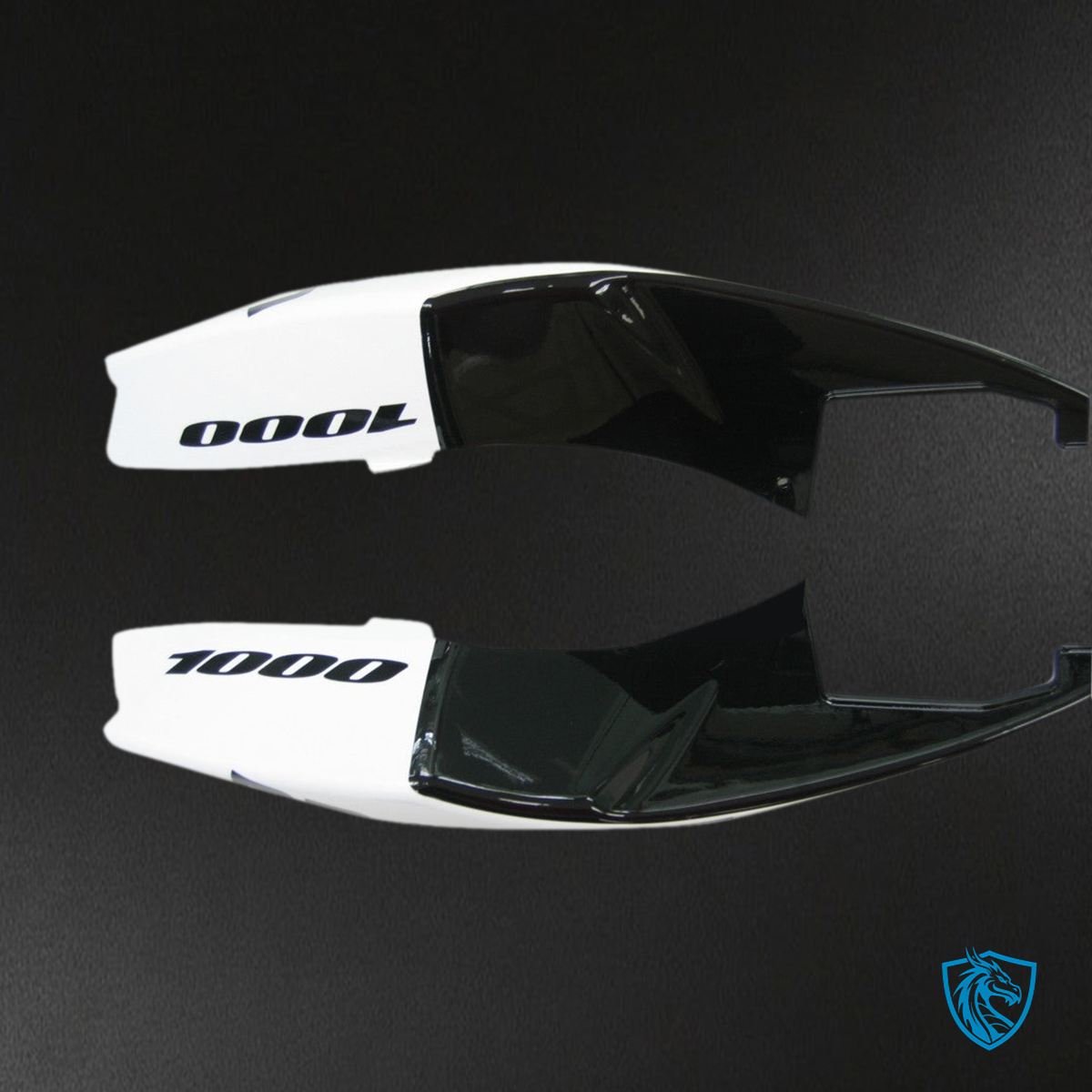 Suzuki GSXR1000 (2005-2006) White & Black Fairings Kit - Aftermarket ABS Bodywork