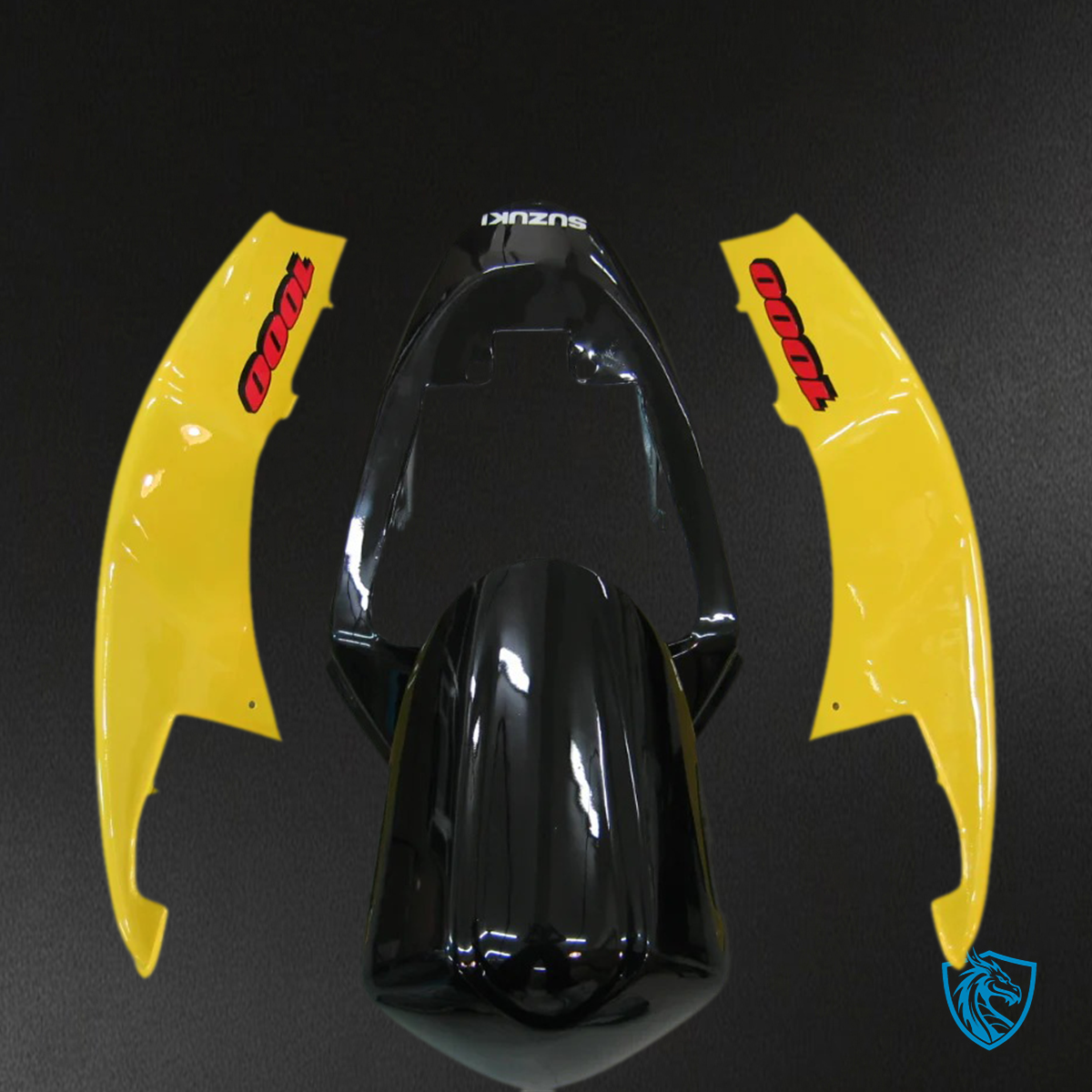 Suzuki GSXR1000 (2005-2006) Yellow & Black - Fairing Kit
