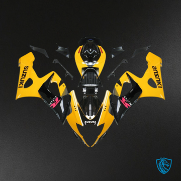 Suzuki GSXR1000 (2005-2006) Yellow & Black Generic - Custom ABS Fairing Kit