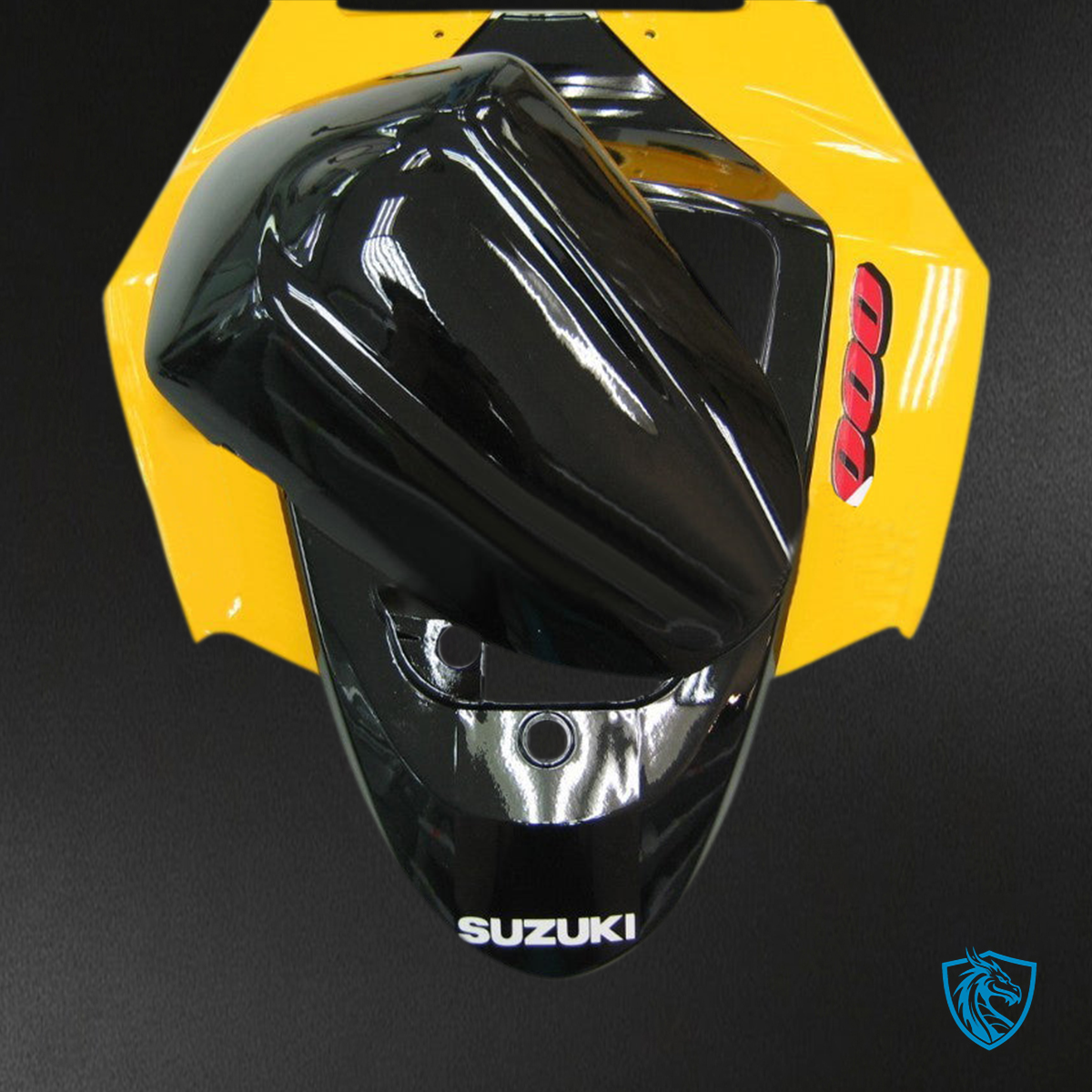 Suzuki GSXR1000 (2005-2006) Yellow & Black Generic - Custom ABS Fairing Kit