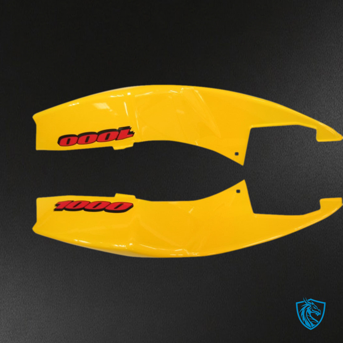 Suzuki GSXR1000 (2005-2006) Yellow & Black Generic - Custom ABS Fairing Kit