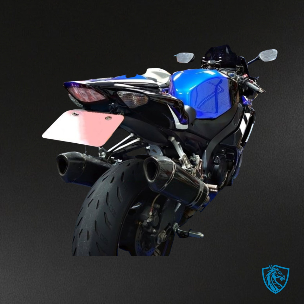 Suzuki GSXR1000 (2007-2008) Black & Blue - Custom ABS Fairing Kit