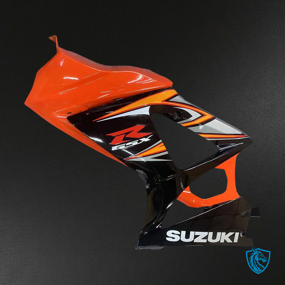 Suzuki GSXR1000 (2007-2008) Orange & Black - Fairing Kit