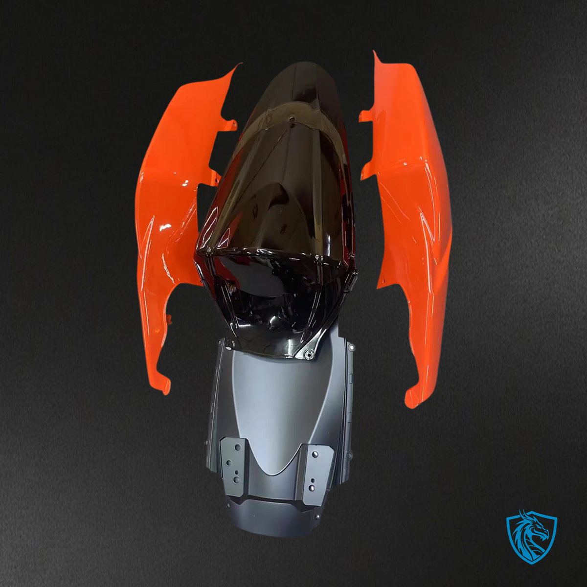 Suzuki GSXR1000 (2007-2008) Orange & Black - Fairing Kit