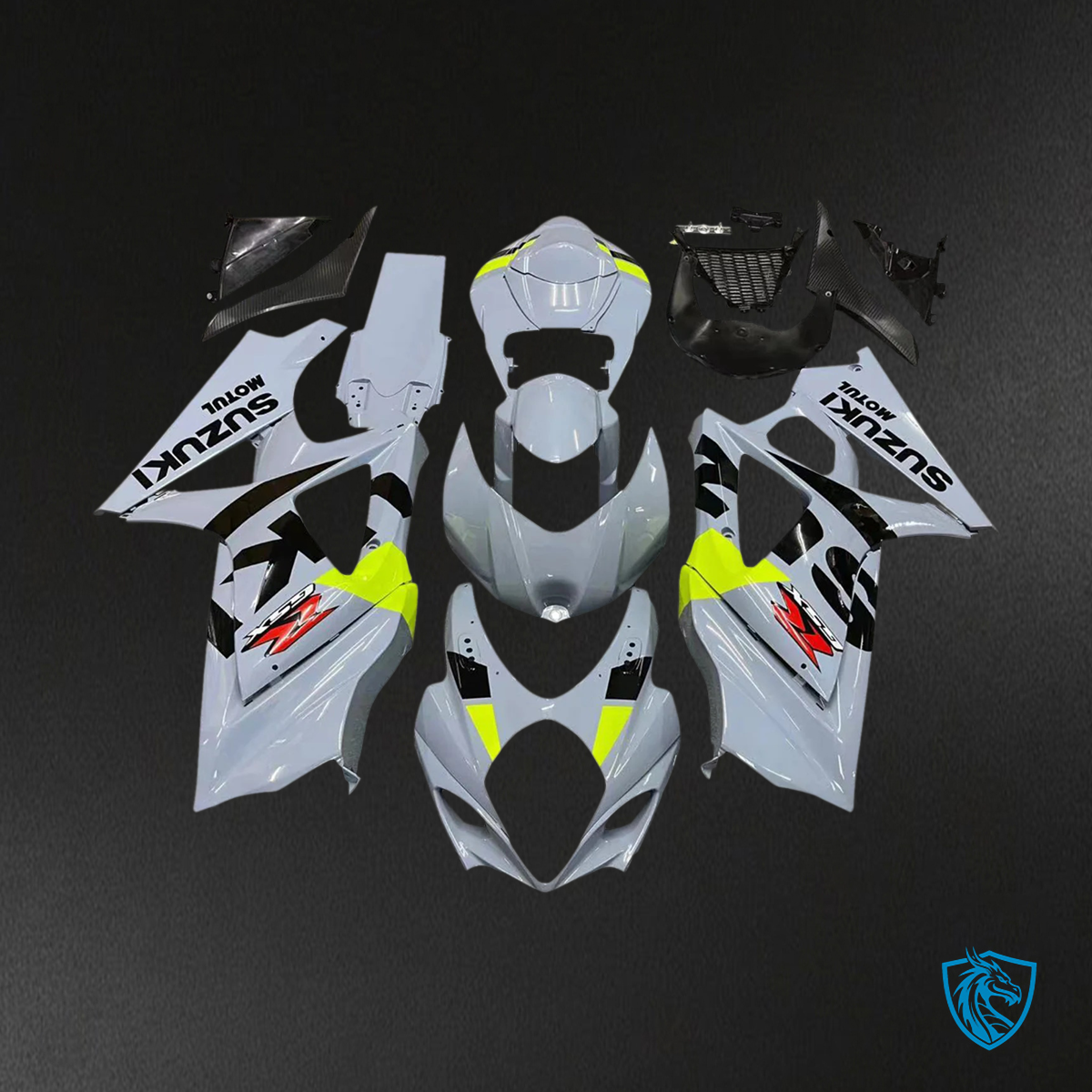 Suzuki GSXR1000 (2007-2008) Gray - Fairing Kit