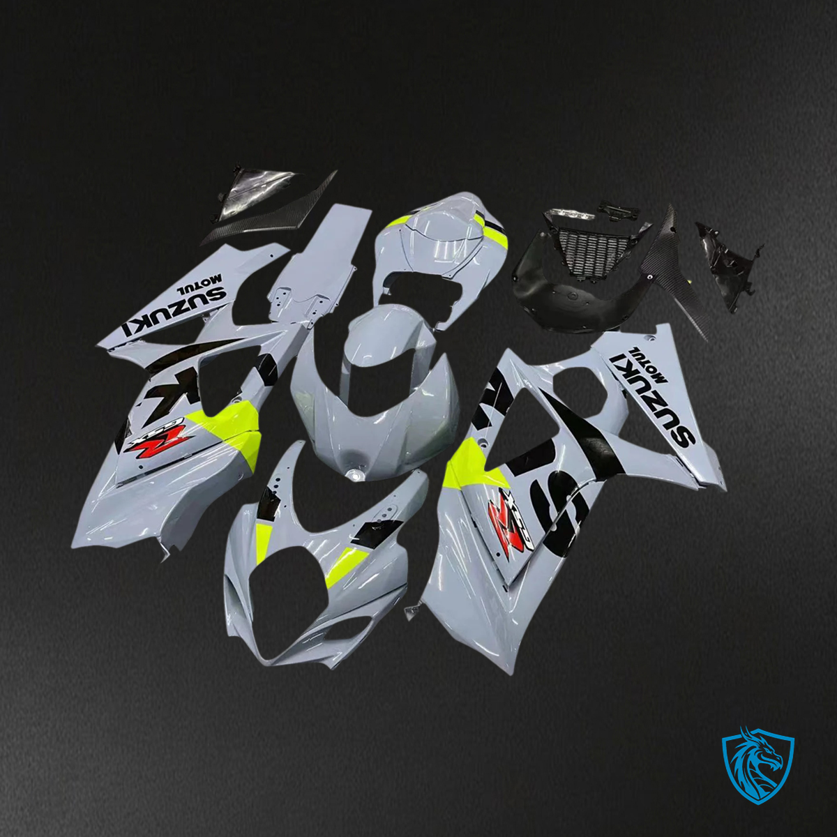 Suzuki GSXR1000 (2007-2008) Gray - Fairing Kit