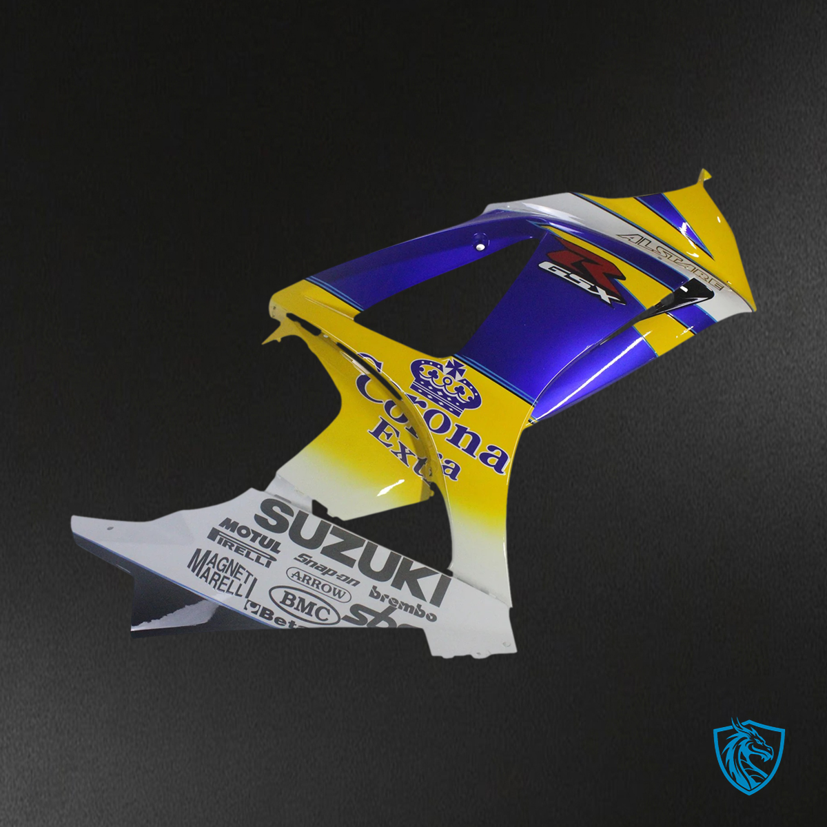 Suzuki GSXR1000 (2007-2008) Light Blue & Yellow - Fairing Kit