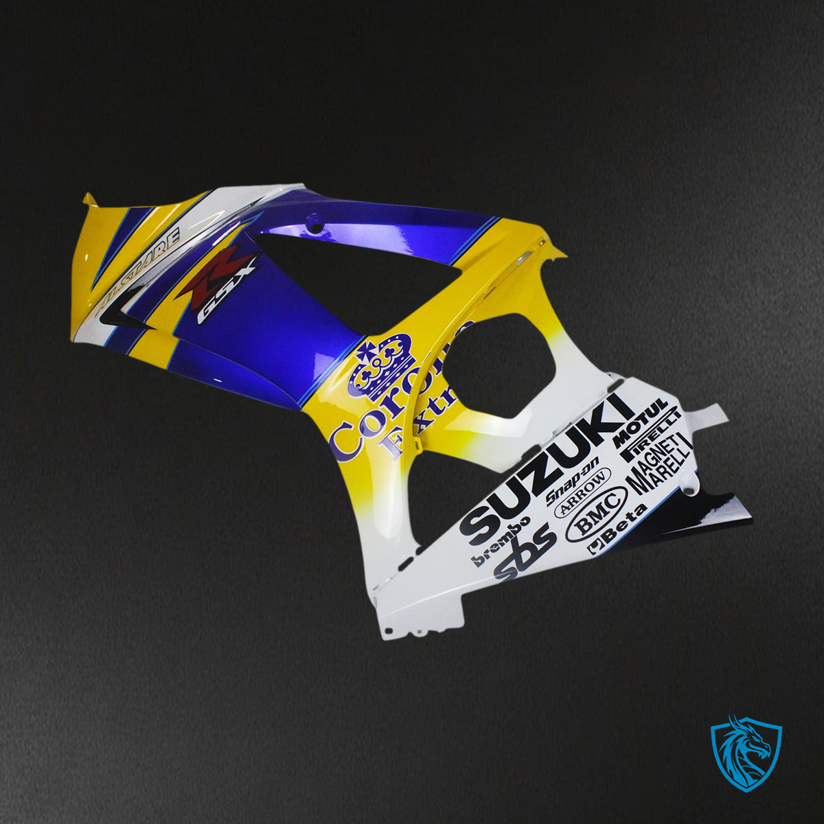Suzuki GSXR1000 (2007-2008) Light Blue & Yellow - Fairing Kit