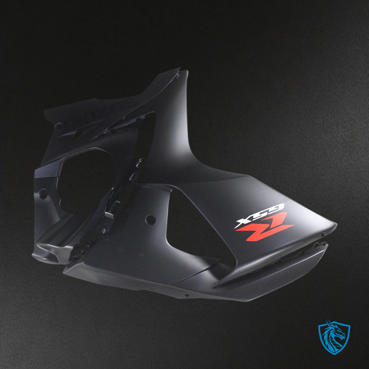 Suzuki GSXR1000 (2007-2008) Matte Black & Red Letter - Fairing Kit