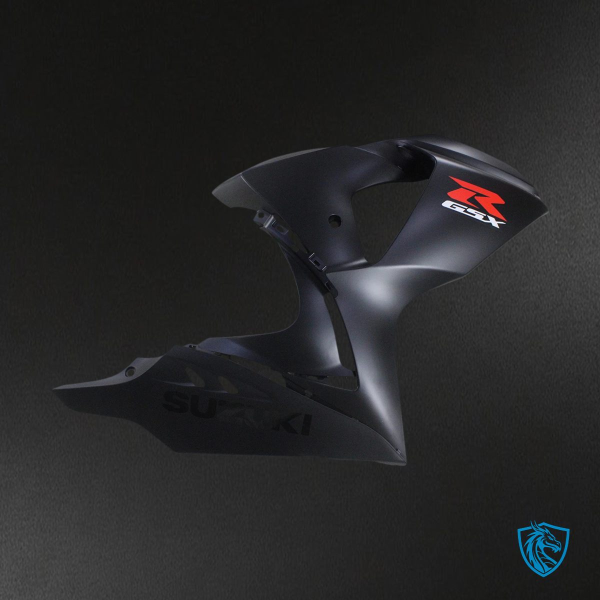 Suzuki GSXR1000 (2007-2008) Matte Black & Red Letter - Fairing Kit