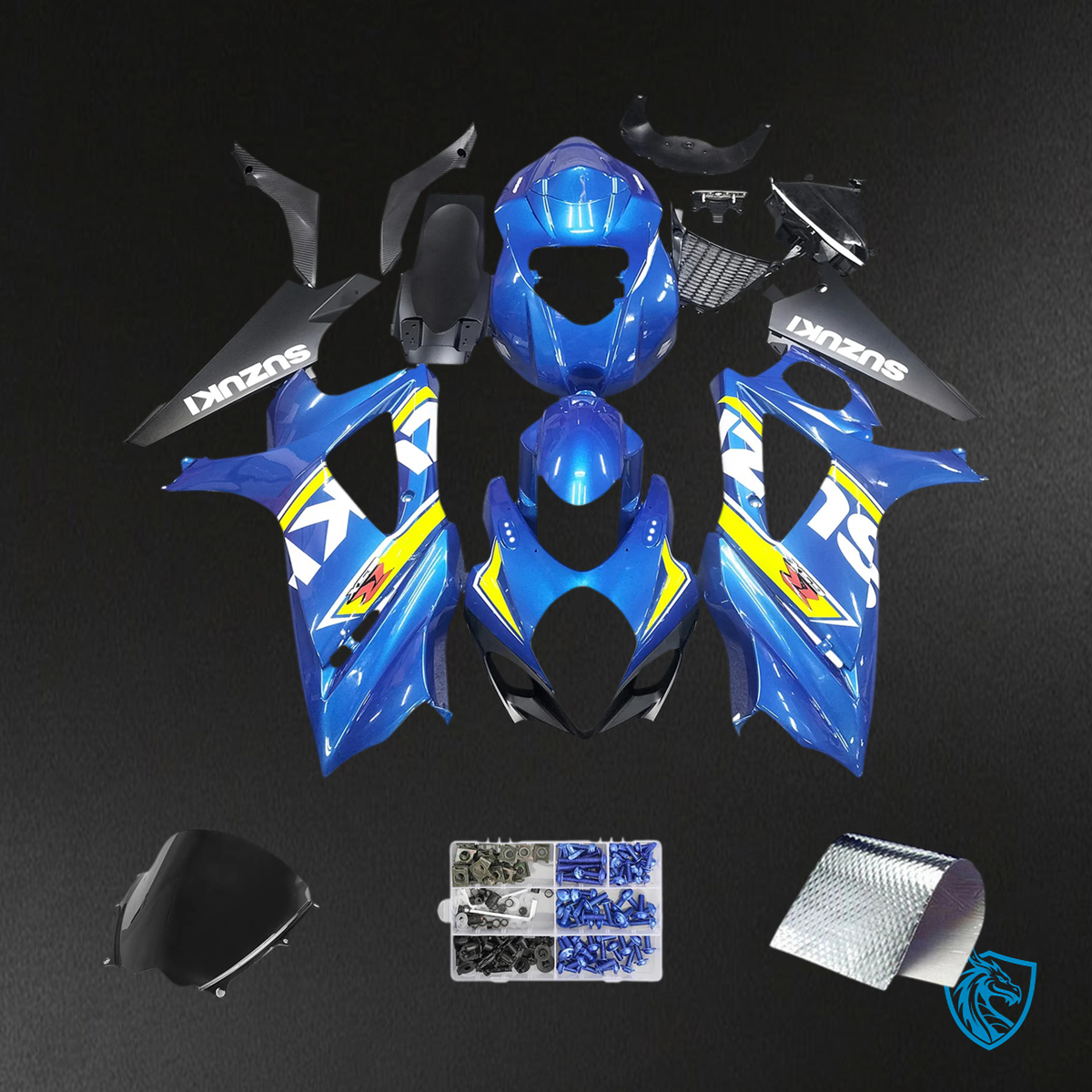 Suzuki GSXR1000 (2007-2008) Sky Blue - Fairing Kit