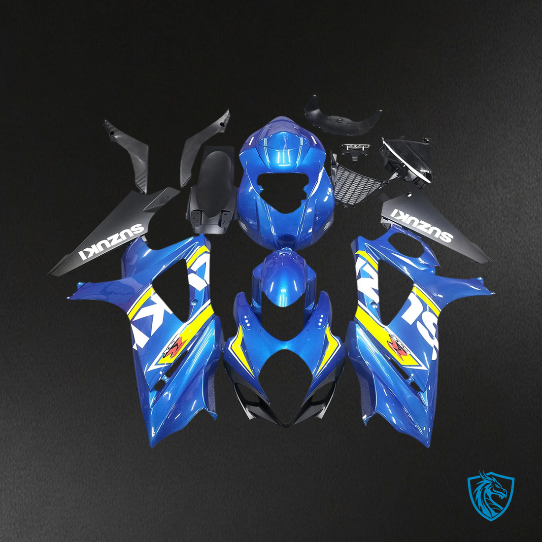 Suzuki GSXR1000 (2007-2008) Sky Blue - Fairing Kit