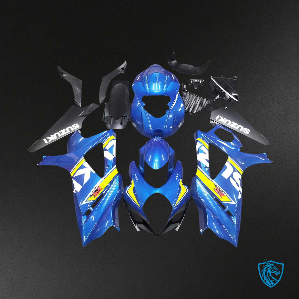 Suzuki GSXR1000 (2007-2008) Sky Blue - Fairing Kit
