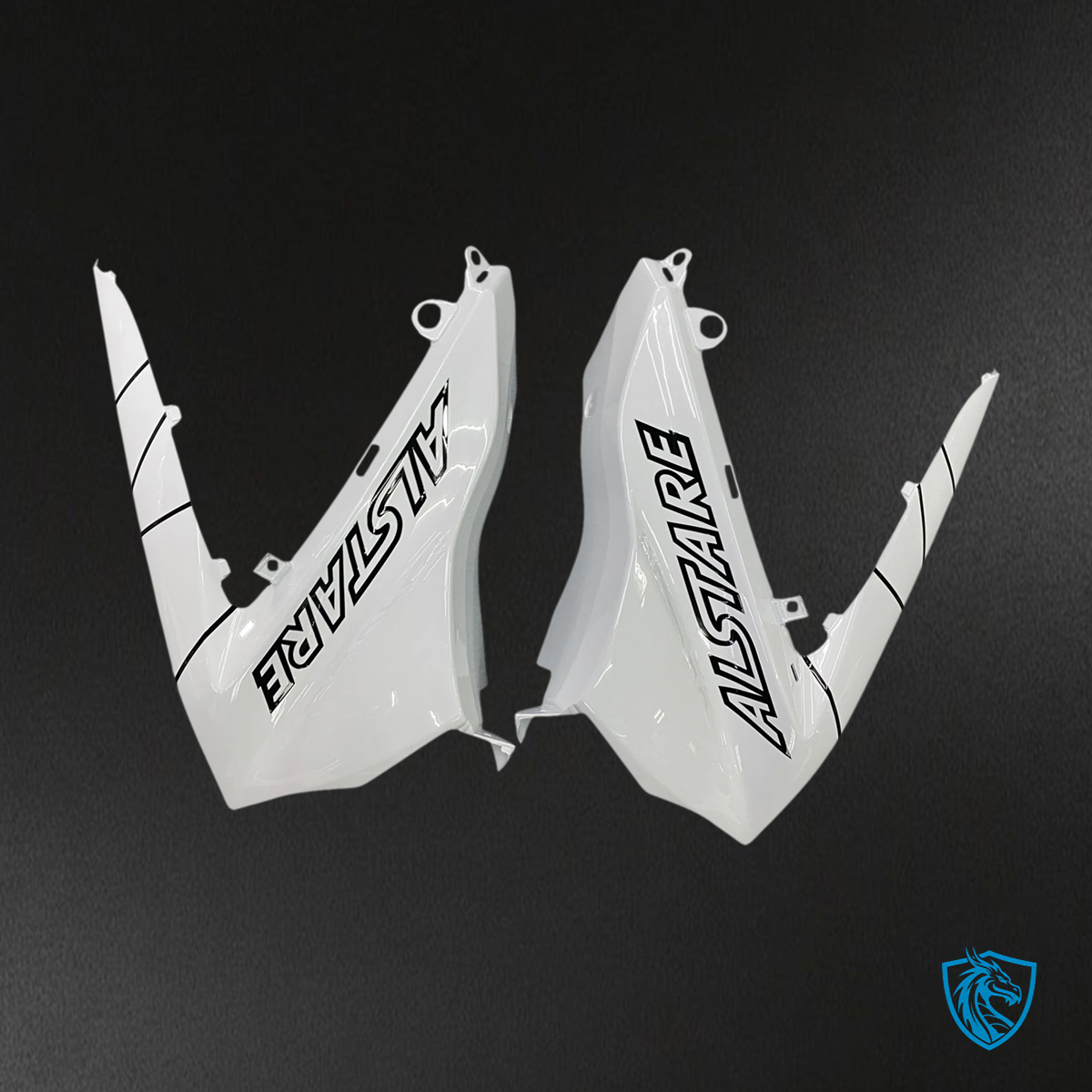 Suzuki GSXR1000 (2007-2008) White & Black Line - Fairing Kit