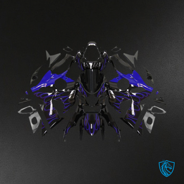 Suzuki GSXR1000 (2009-2016) Black & Blue - Fairing Kit