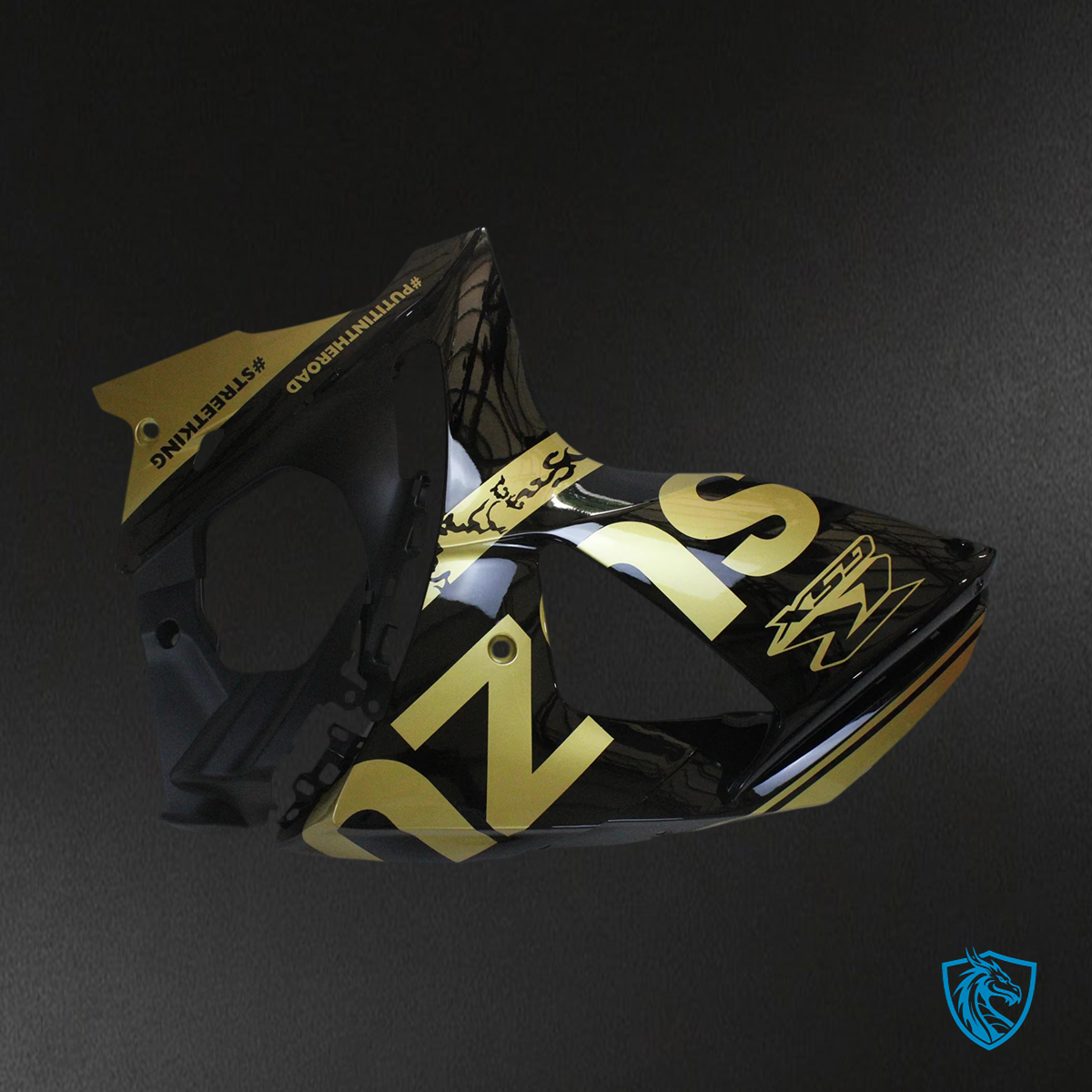 Suzuki GSXR1000 (2009-2016) Black & Gold - Fairing Kit