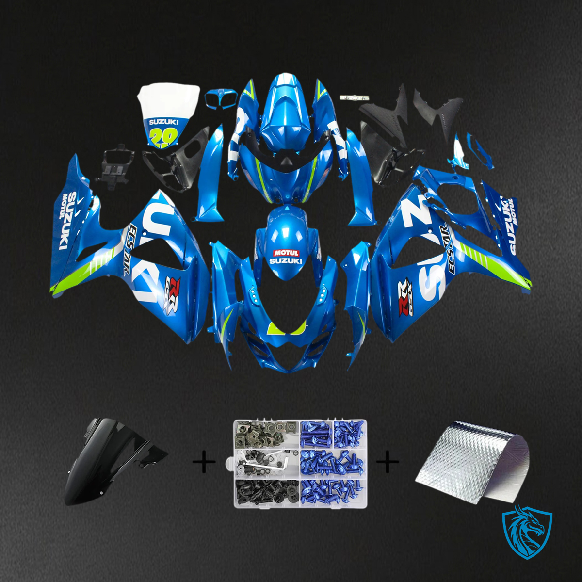 Suzuki GSXR1000 (2009-2016) Blue - Fairing Kit