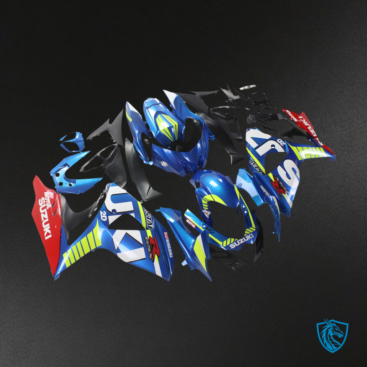 Suzuki GSXR1000 (2009-2016) Blue Cartoon - Fairing Kit