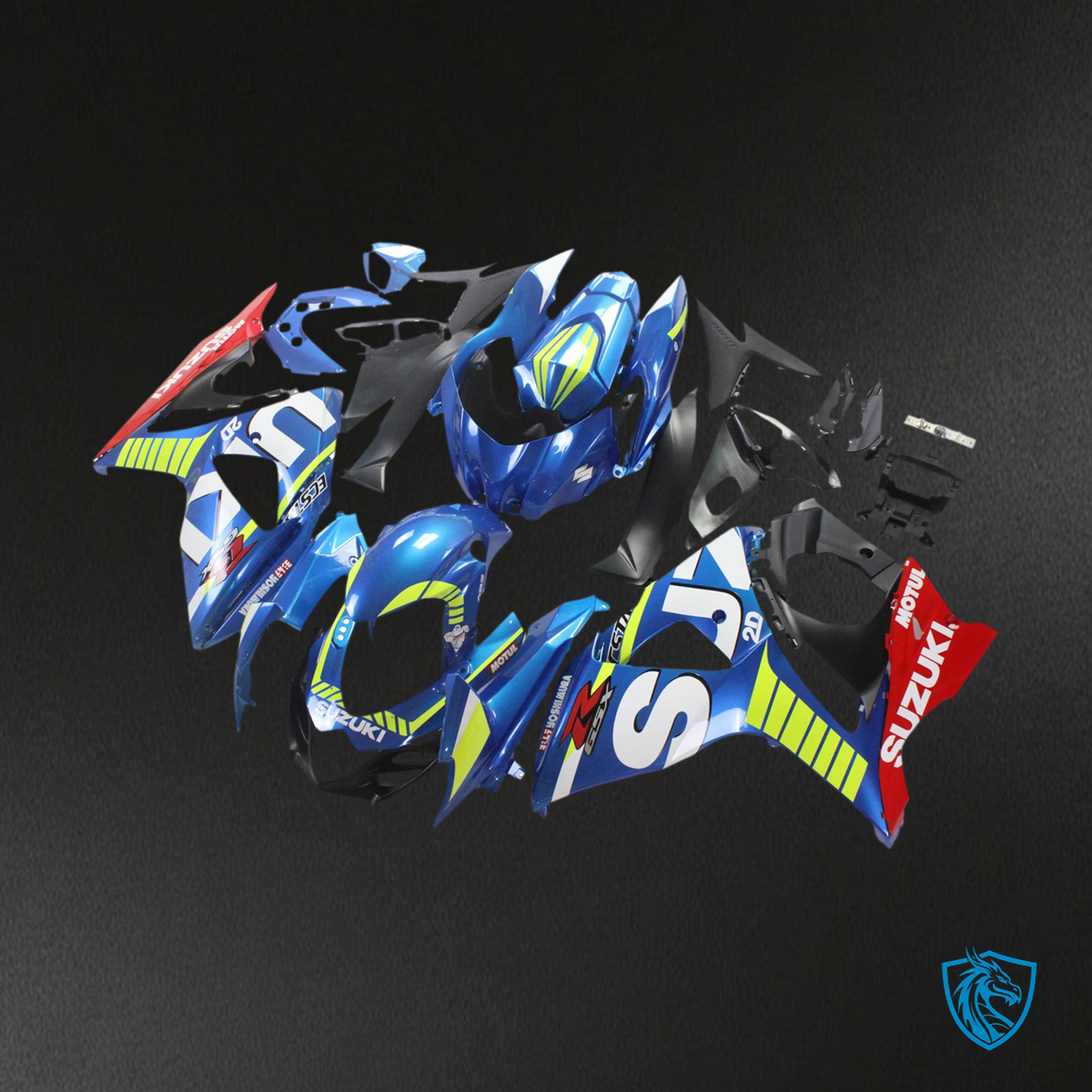 Suzuki GSXR1000 (2009-2016) Blue Cartoon - Fairing Kit