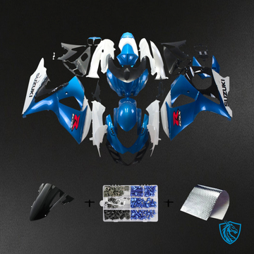 Suzuki GSXR1000 (2009-2016) Glossy Blue & Red letter - Fairing Kit