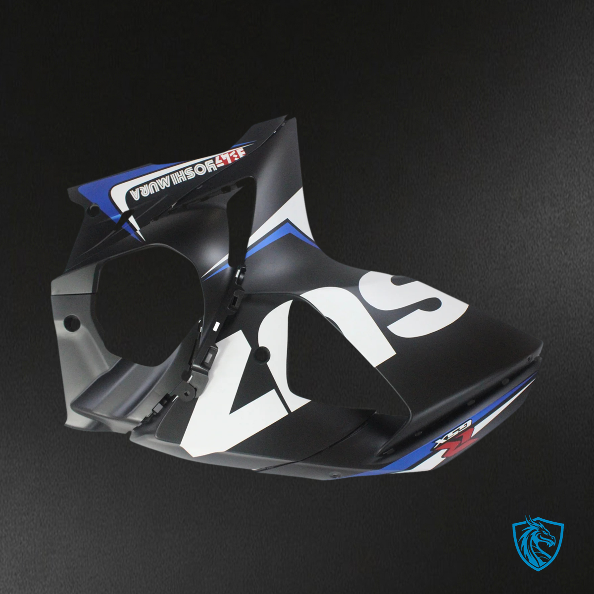 Suzuki GSXR1000 (2009-2016) Matte Black & White - Fairing Kit