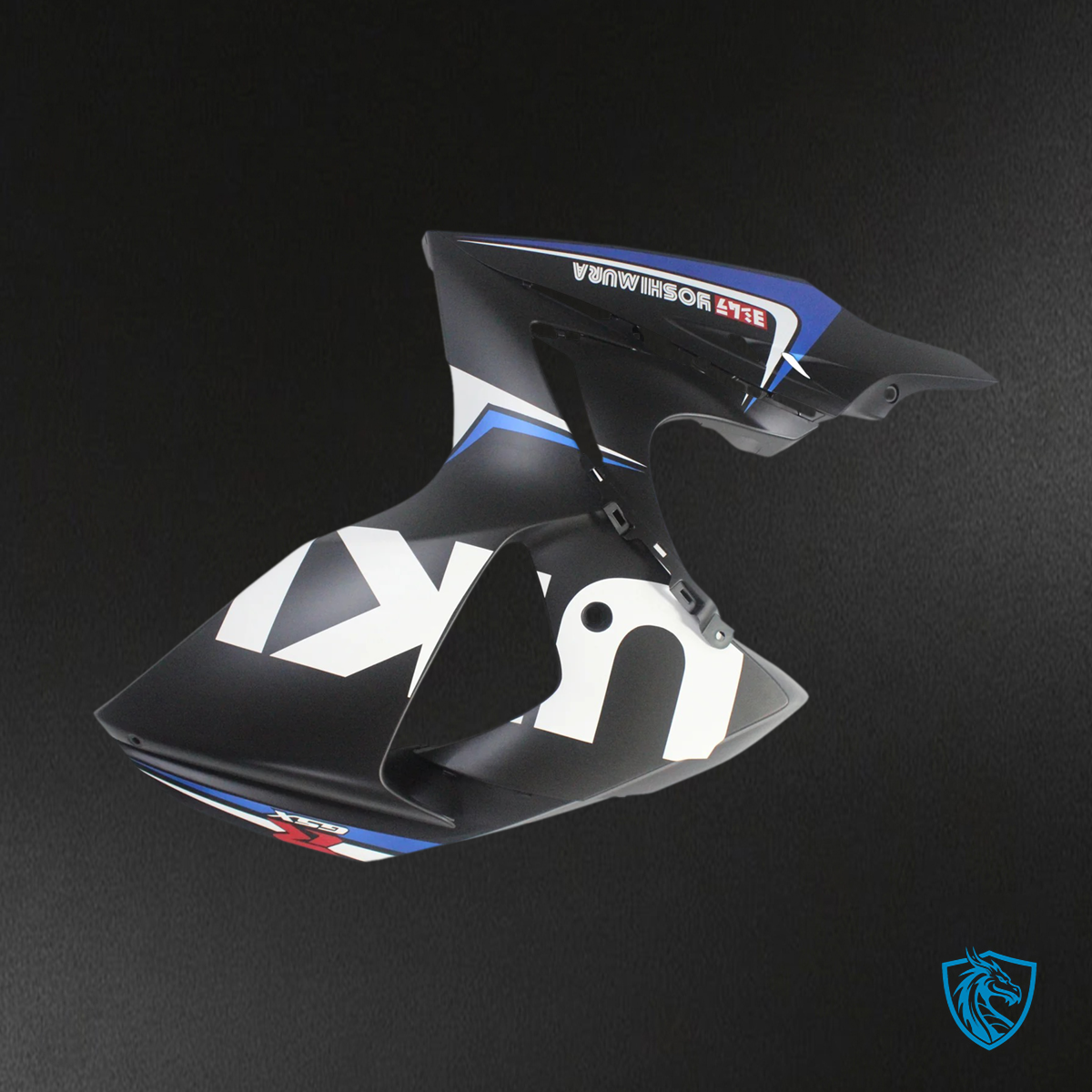 Suzuki GSXR1000 (2009-2016) Matte Black & White - Fairing Kit