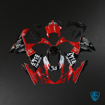 Suzuki GSXR1000 (2009-2016) Multi Black & Red - Fairing Kit
