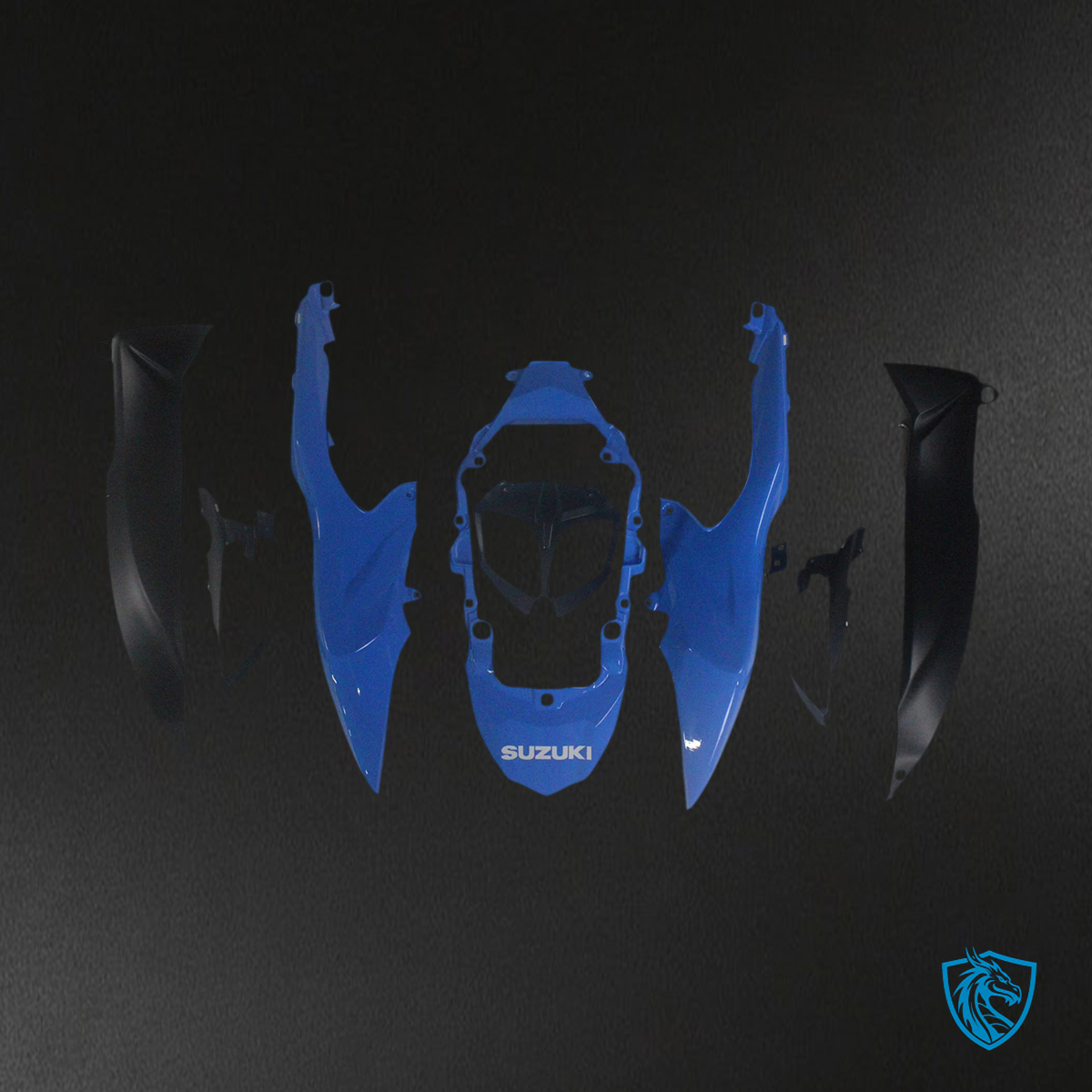 Suzuki GSXR1000 (2009-2016) Multi Blue & Red - Fairing Kit