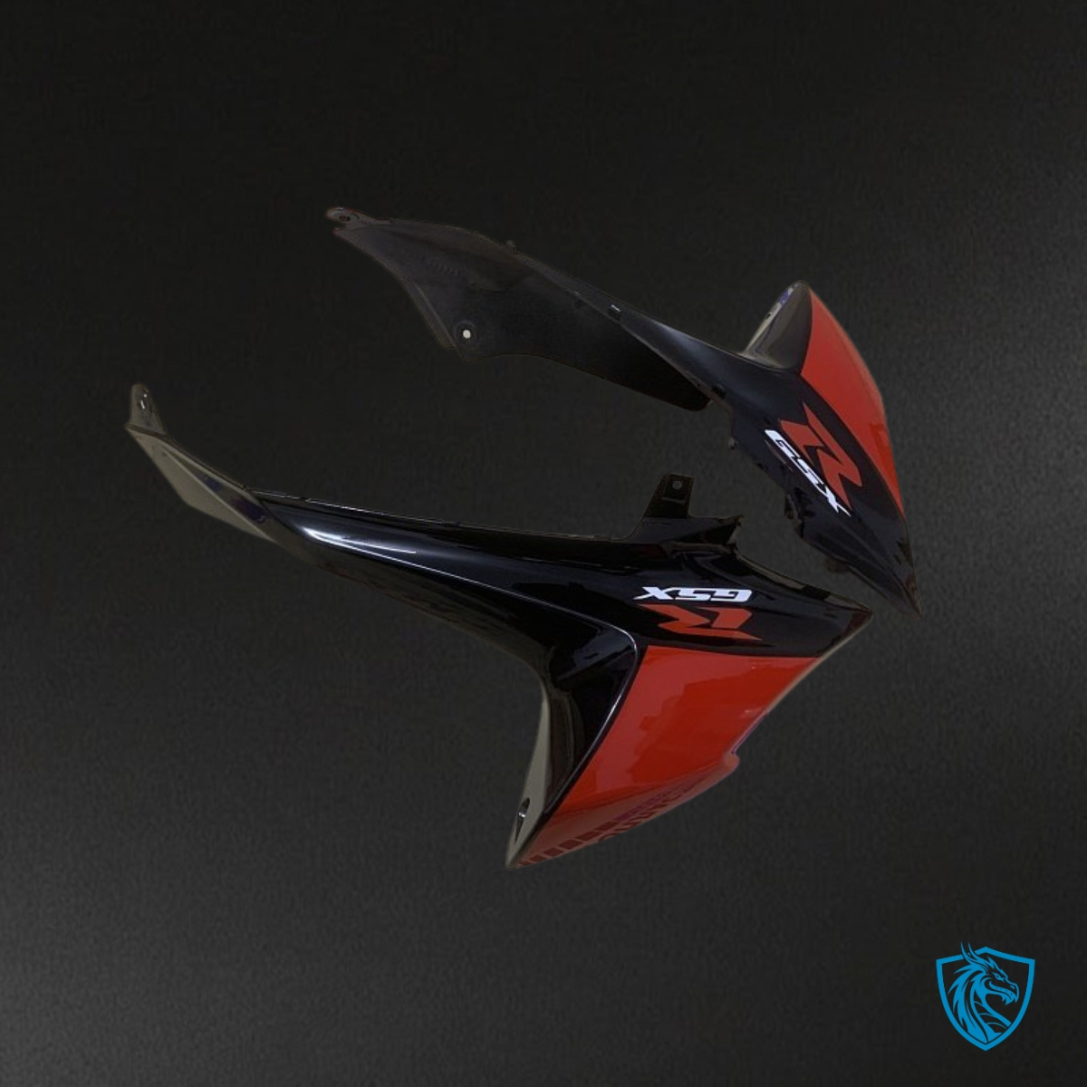 Suzuki GSXR1000 (2009-2016) Black & Red - Custom ABS Fairing Kit