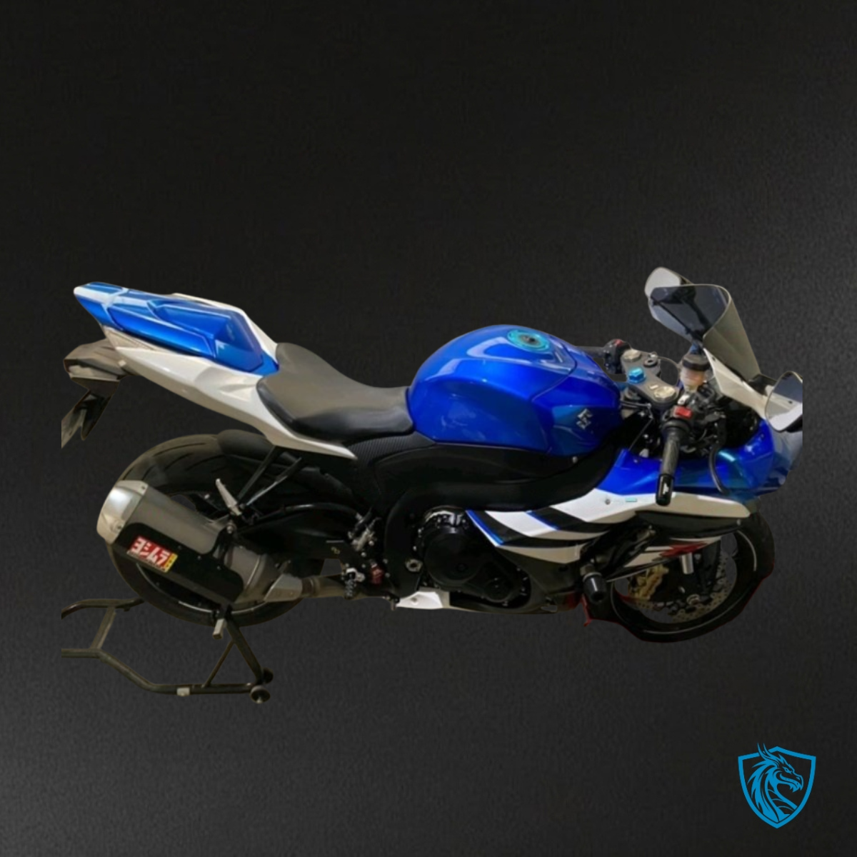 Suzuki GSXR1000 (2009-2016) Black, White & Blue Fairing Kit | ABS Bodywork