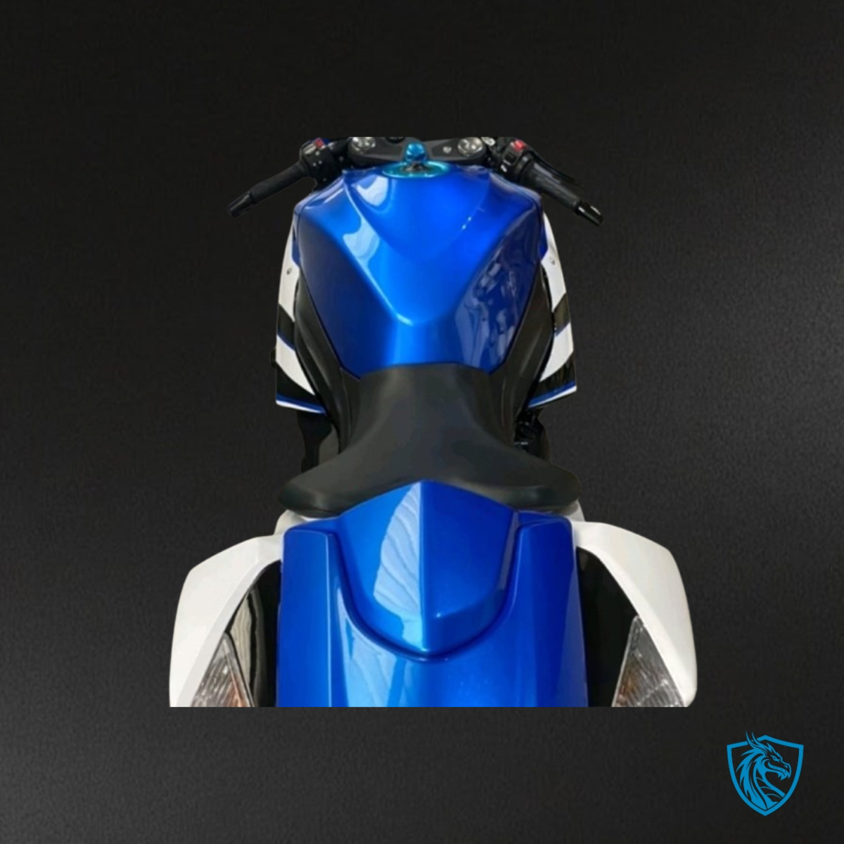Suzuki GSXR1000 (2009-2016) Black, White & Blue Fairing Kit | ABS Bodywork