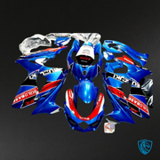 Blue & Red
