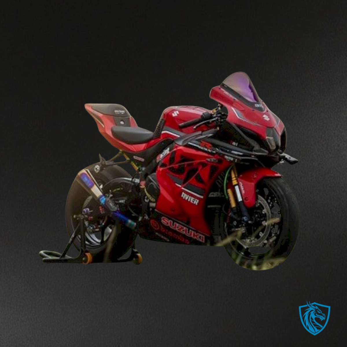 Suzuki GSXR1000 (2017-2020) Red & Black - Custom ABS Fairing Kit