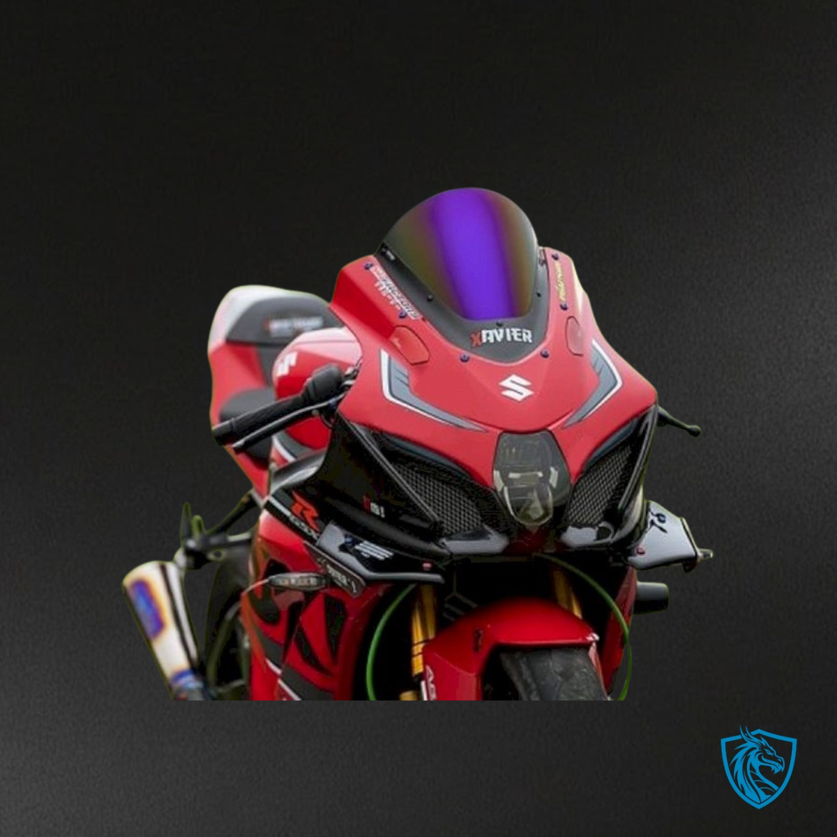 Suzuki GSXR1000 (2017-2020) Red & Black - Custom ABS Fairing Kit