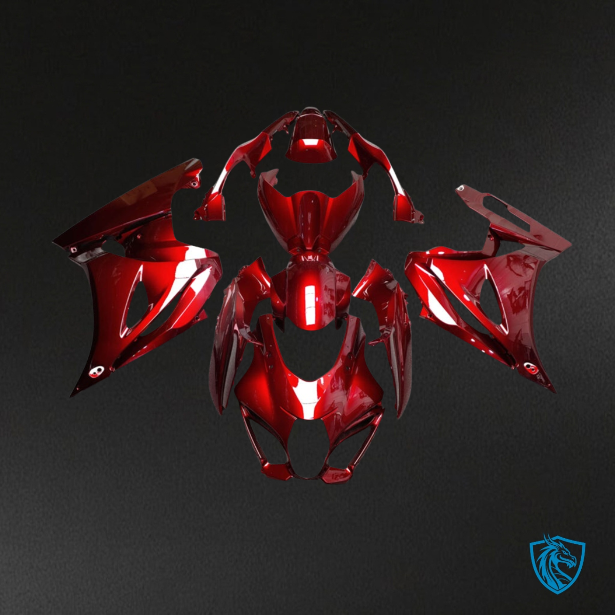 Suzuki GSXR 1000 (2017-2025) Gloss Candy Red - MERGEment Motorcycle Fairings Kit
