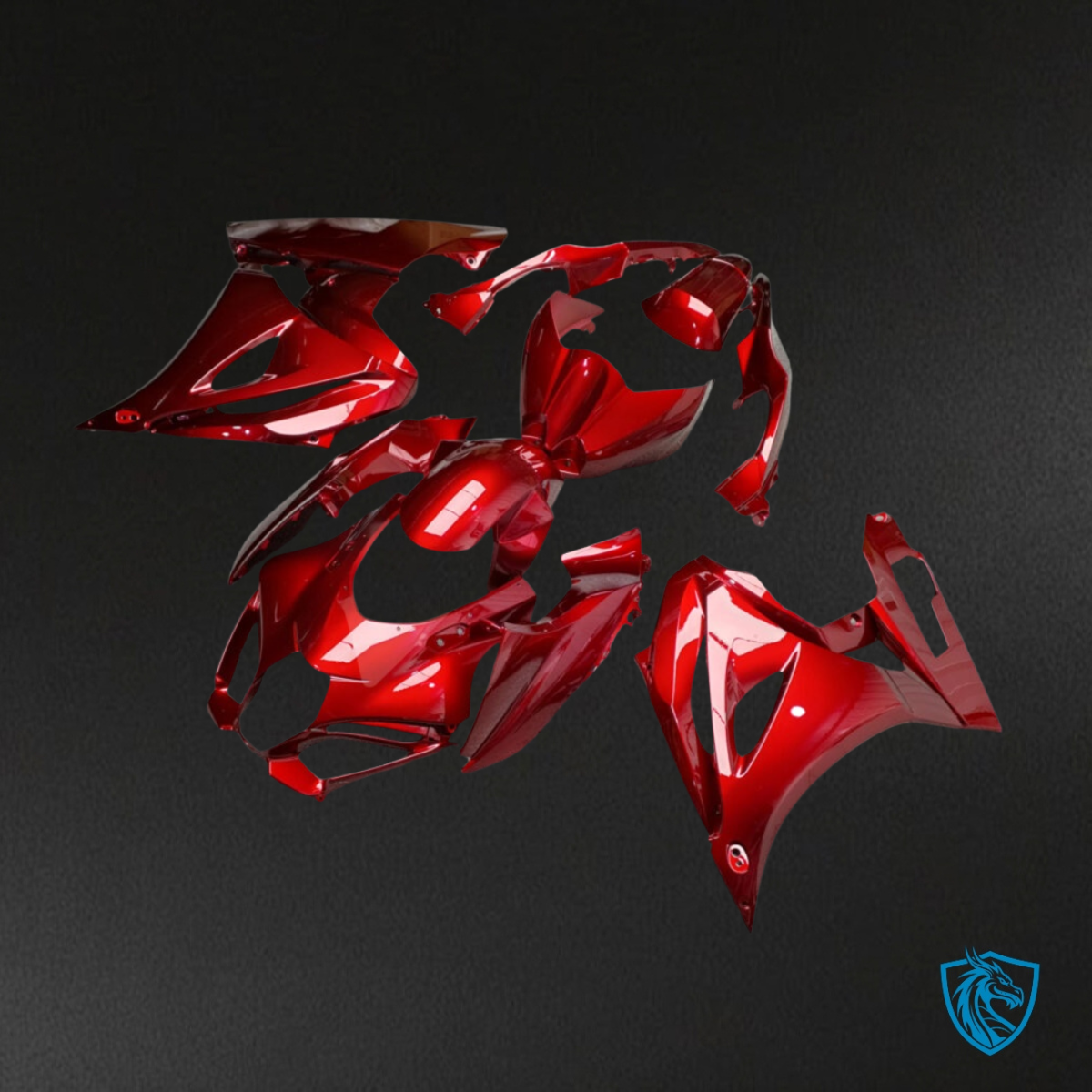 Suzuki GSXR 1000 (2017-2025) Gloss Candy Red - MERGEment Motorcycle Fairings Kit