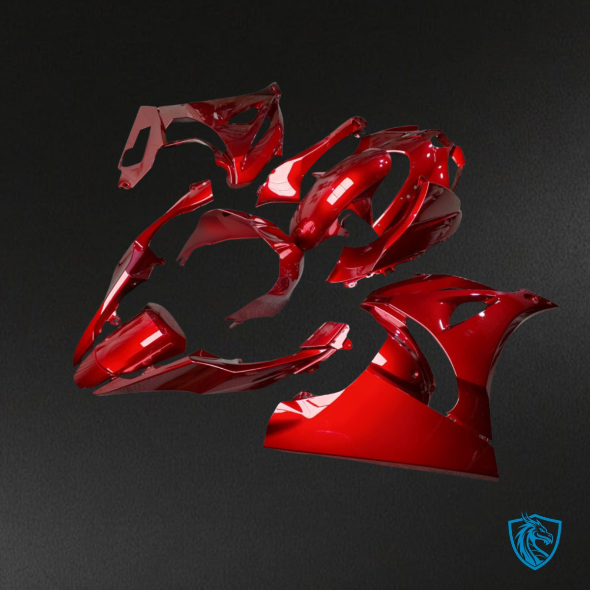 Suzuki GSXR 1000 (2017-2025) Gloss Candy Red - MERGEment Motorcycle Fairings Kit