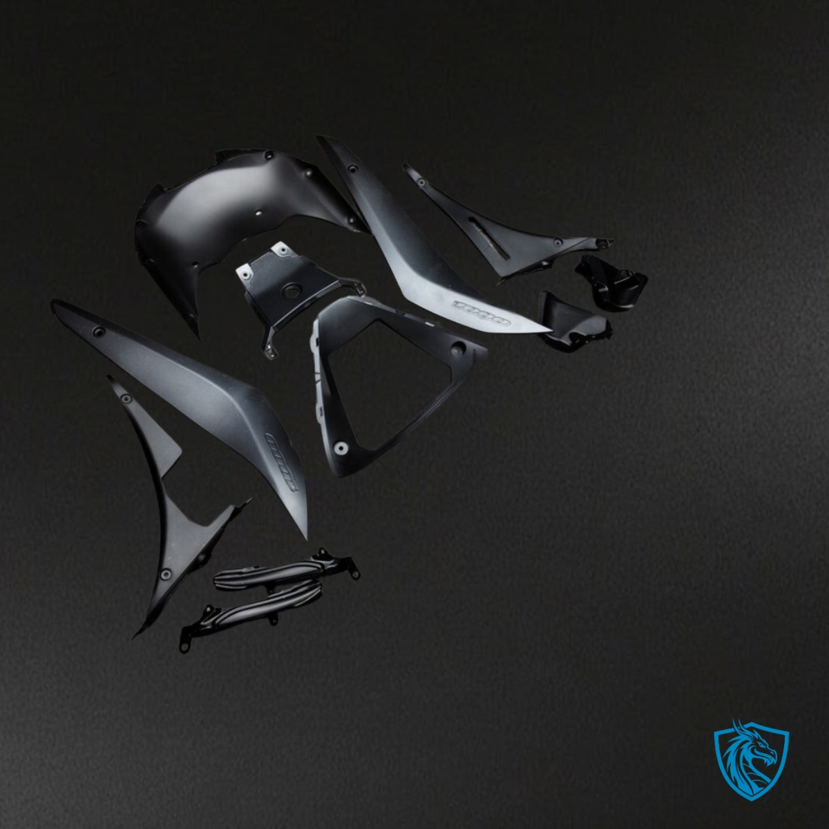 Suzuki GSXR 1000 (2017-2025) Gloss Black Carbon Fiber Style - Custom ABS Fairing Kit