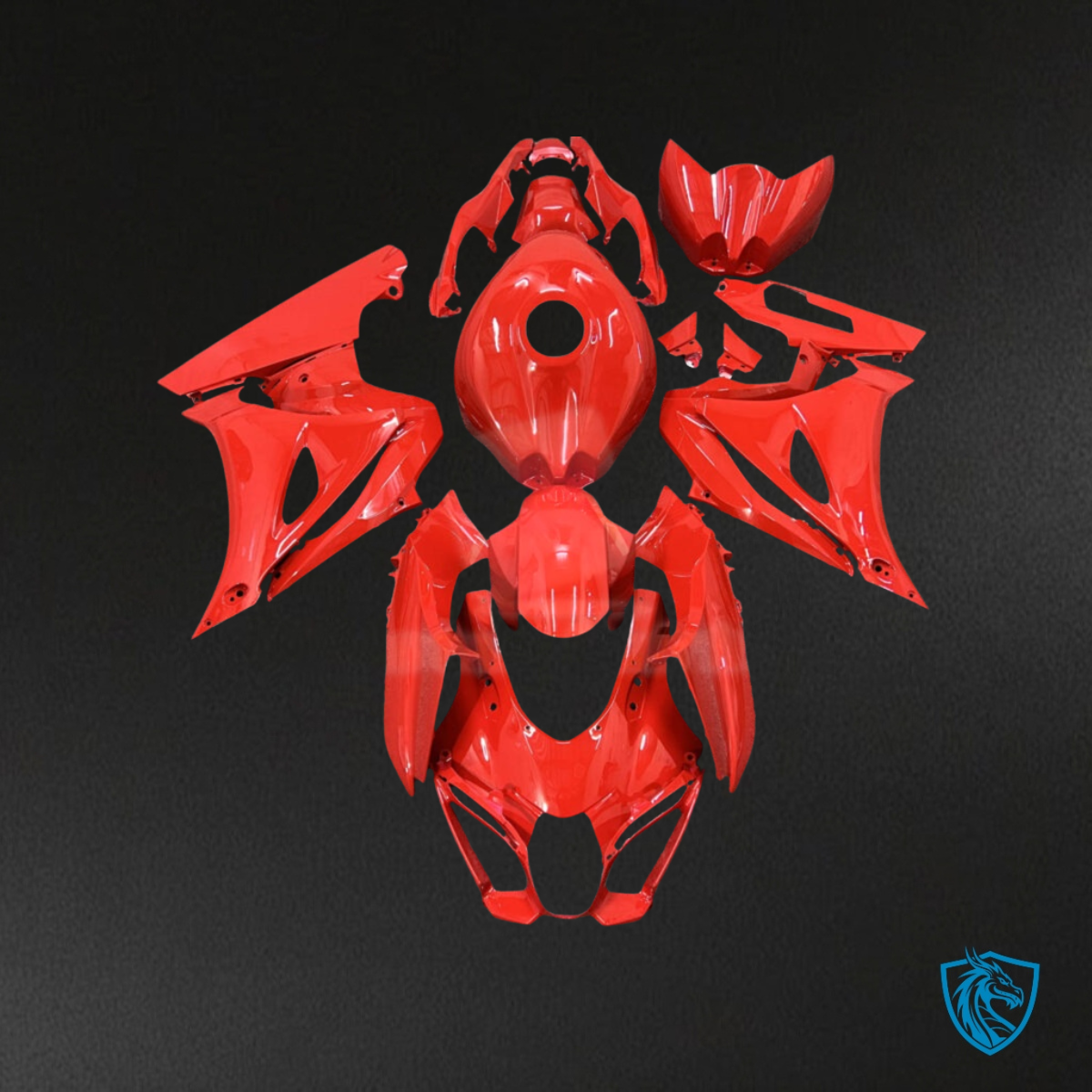 Suzuki GSXR 1000 (2017-2025) Gloss Red ABS Fairings Kit - Aftermarket ABS Bodywork