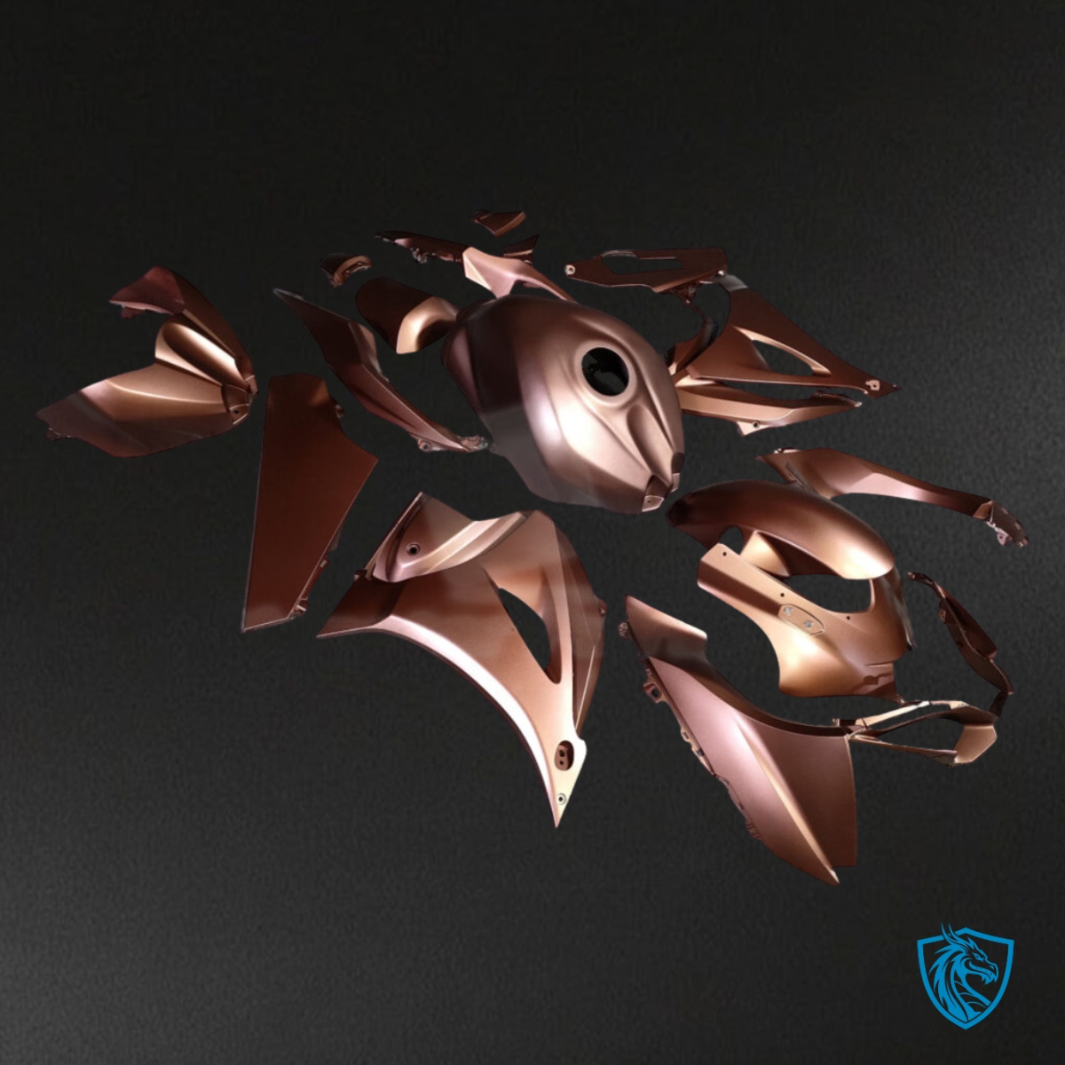Suzuki GSXR 1000 (2017-2025) Matte Bronze Fairing Kit | ABS Bodywork