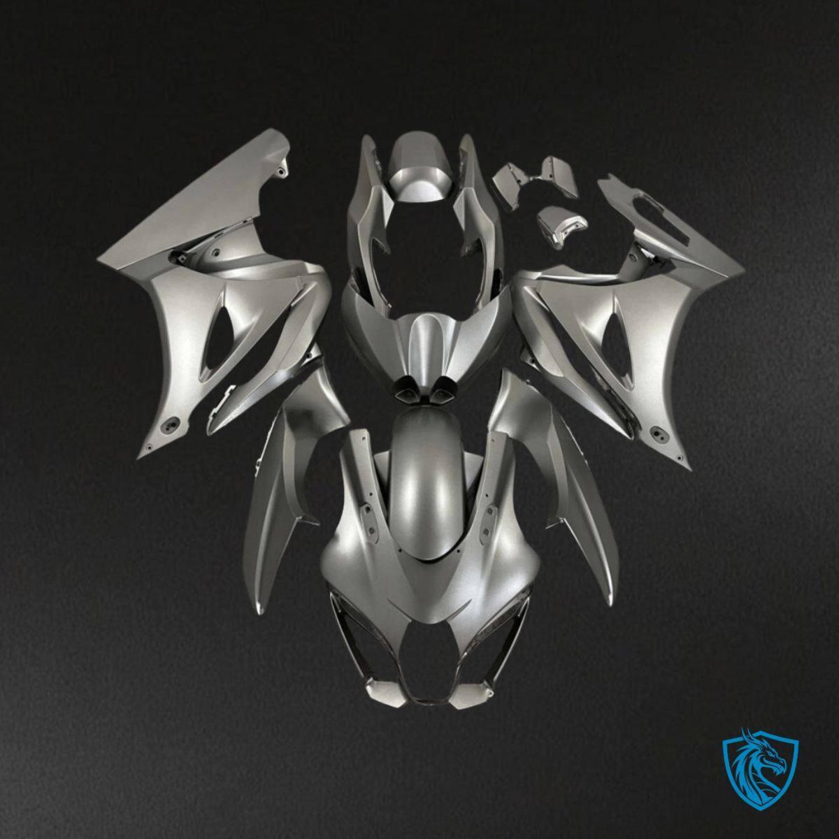 Suzuki GSXR 1000 (2017-2025) Matte Gunmetal Grey - MERGEment Motorcycle Fairings Kit