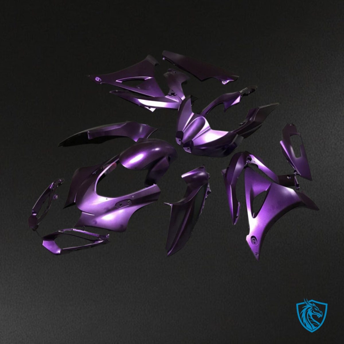 Suzuki GSXR 1000 (2017-2025) Matte Purple ABS Fairings Kit- Aftermarket ABS Bodywork
