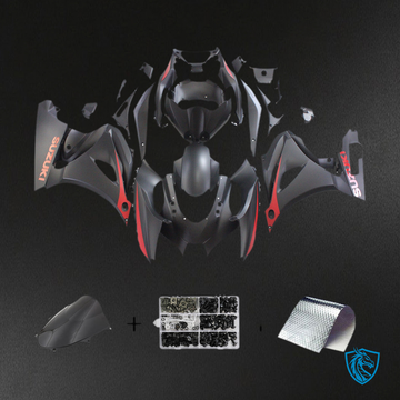 Suzuki GSXR1000 (2017-2020) Black & Red K17 Fairing Kit - Aftermarket ABS Bodywork