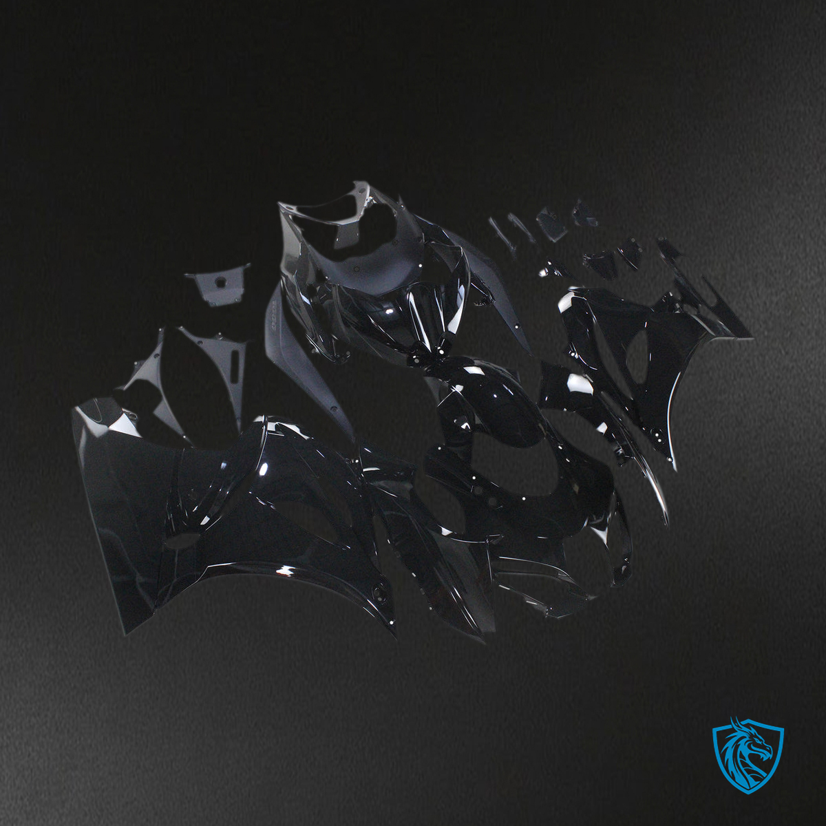 Suzuki GSXR1000 (2017-2020) K17 Gloss Black - Custom ABS Fairing Kit