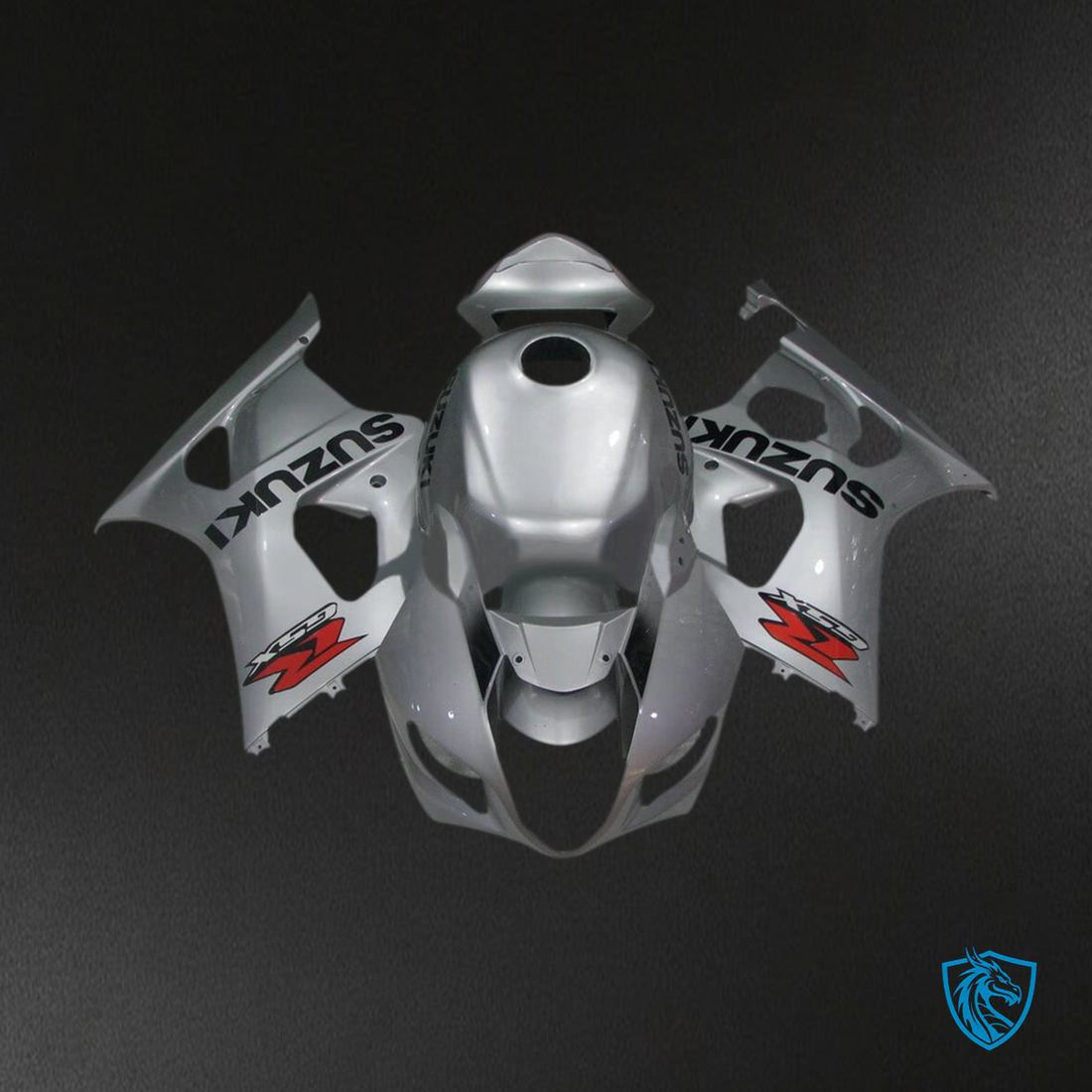 Suzuki GSXR1000 (2003-2004) Gloss White & Red K3 - Custom ABS Fairing Kit