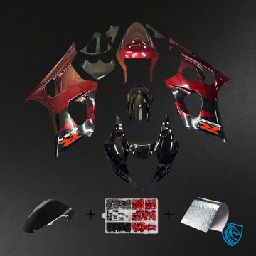 Suzuki GSXR1000 (2003-2004) Gloss Red & Gloss Black K3 Fairing Kit | ABS Bodywork
